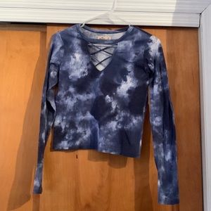 Hollister Tie-Dye Long Sleeve Top Size Medium